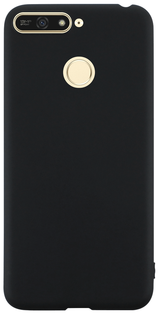 Huawei Honor 7A szilikon tok matt fekete