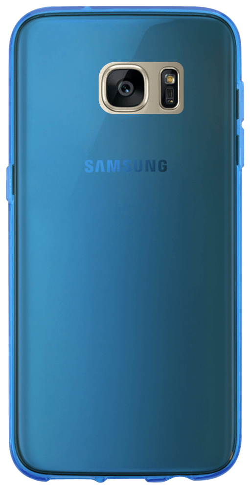 Samsung Galaxy S7 (G930) szilikon tok átlátszó kék
