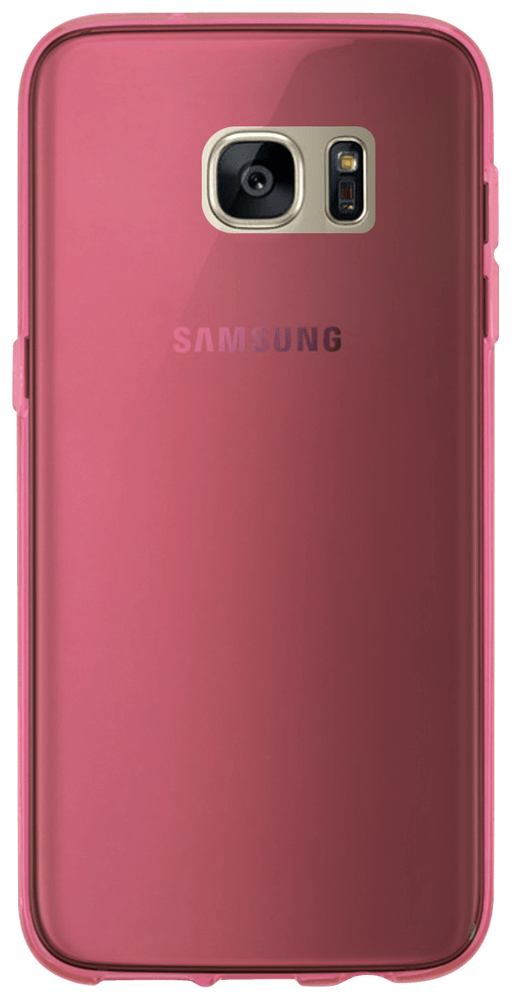 Samsung Galaxy S7 (G930) szilikon tok átlátszó rózsaszín