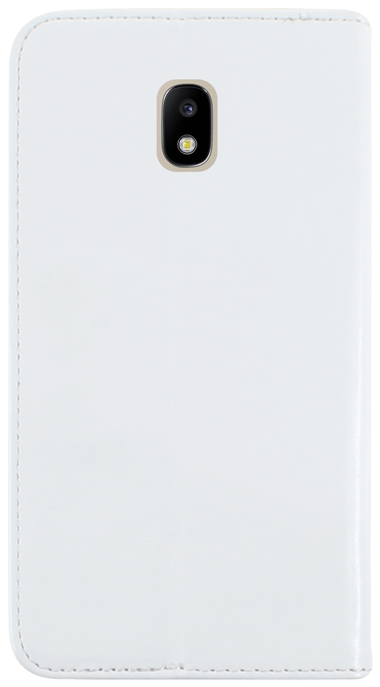 Samsung Galaxy J3 2017 (J330) oldalra nyíló flipes bőrtok asztali tartó funkciós fehér