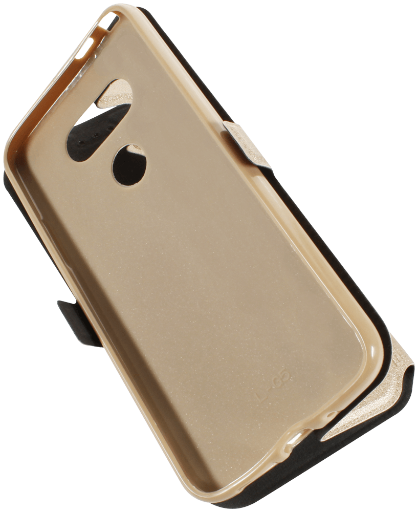 LG G5 Titan (H850) oldalra nyíló flipes bőrtok arany