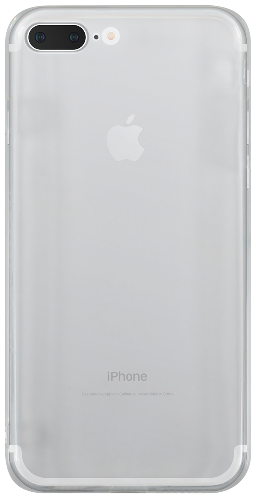 Apple iPhone 7 Plus kemény hátlap szilikon keret átlátszó