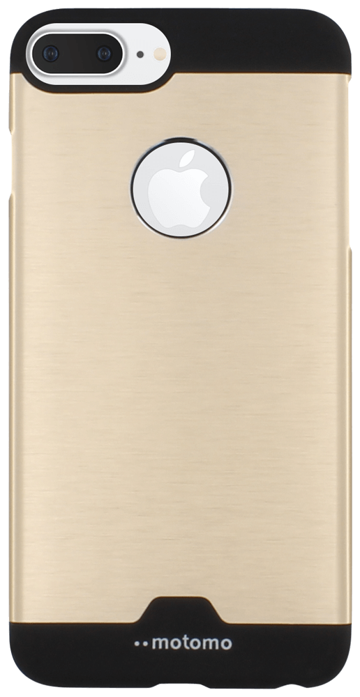 Apple iPhone 7 Plus kemény hátlap gyári MOTOMO logó kihagyós arany