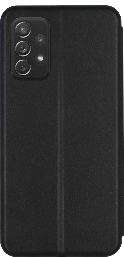 Samsung Galaxy A72 4G (SM-A725F) oldalra nyíló mágneses flipes bőrtok prémium minőség fekete