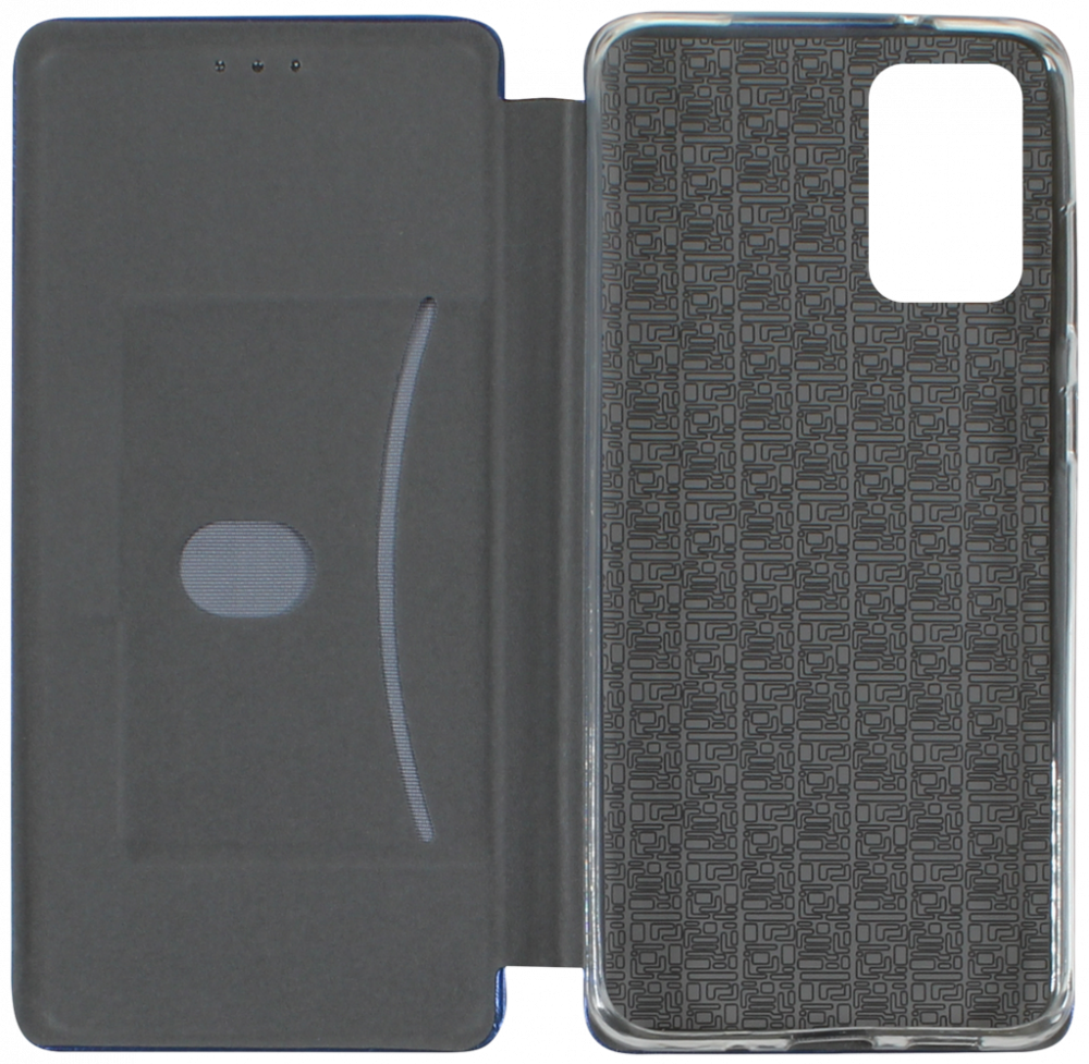 Samsung Galaxy S20 Plus (SM-G985F) oldalra nyíló mágneses flipes bőrtok prémium minőség sötétkék