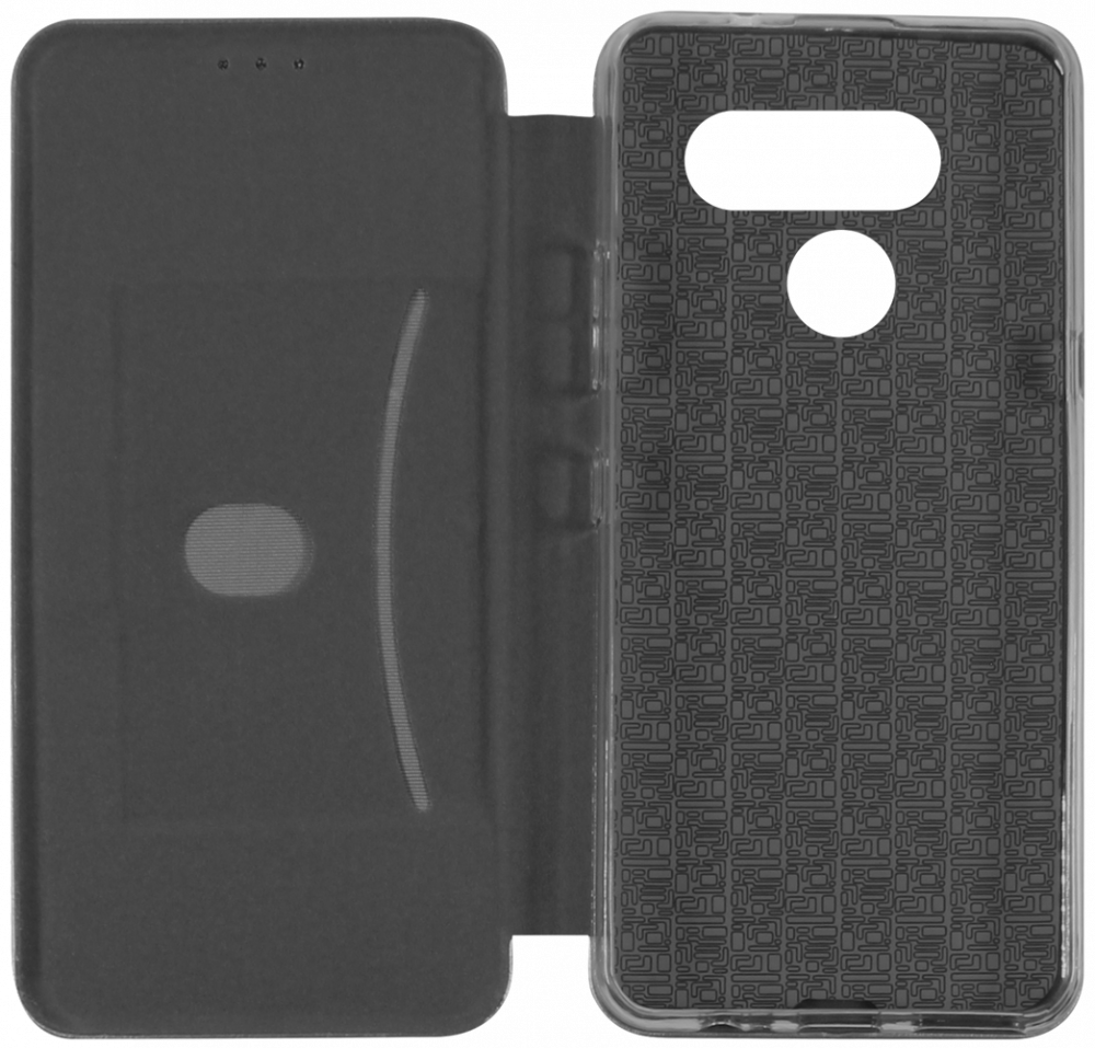 LG K50S oldalra nyíló mágneses flipes bőrtok prémium minőség fekete
