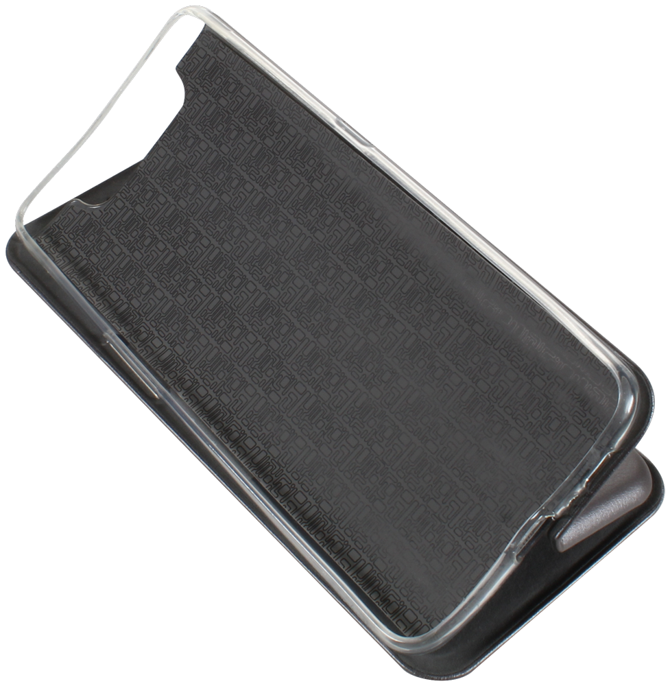 Samsung Galaxy A80 (SM-A805) oldalra nyíló mágneses flipes bőrtok prémium minőség ezüst