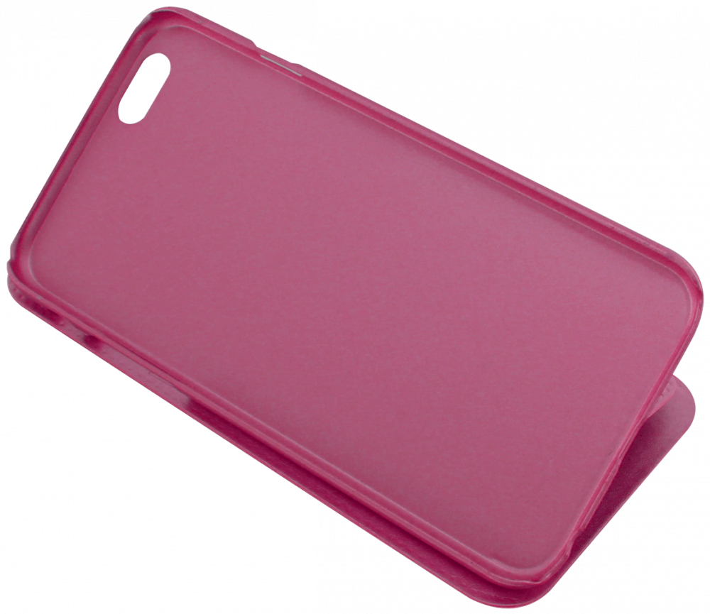 Apple iPhone 6S oldalra nyíló flipes bőrtok S-View Cover rózsaszín