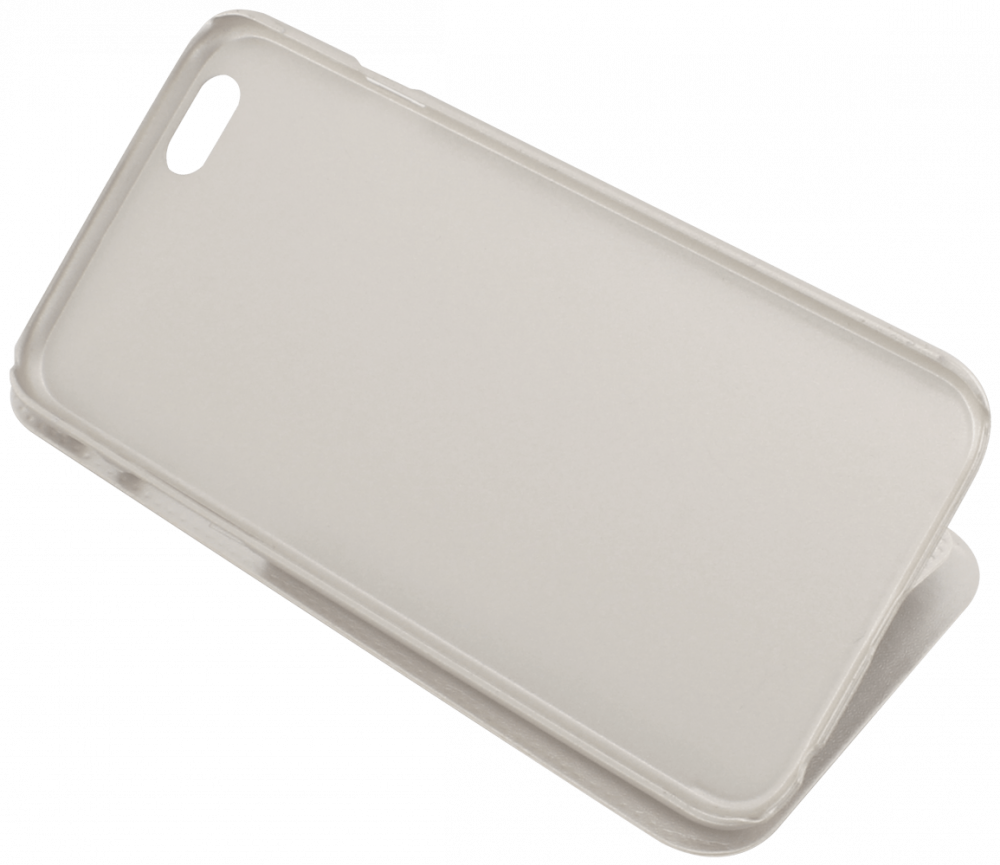 Apple iPhone 6S oldalra nyíló flipes bőrtok S-View Cover fehér
