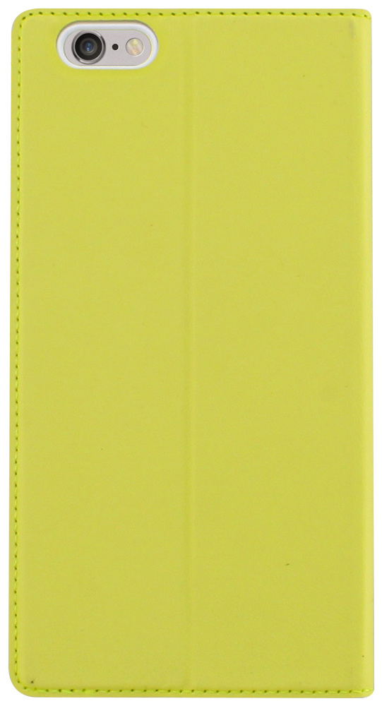 Apple iPhone 6 Plus oldalra nyíló flipes bőrtok S-View Cover zöld