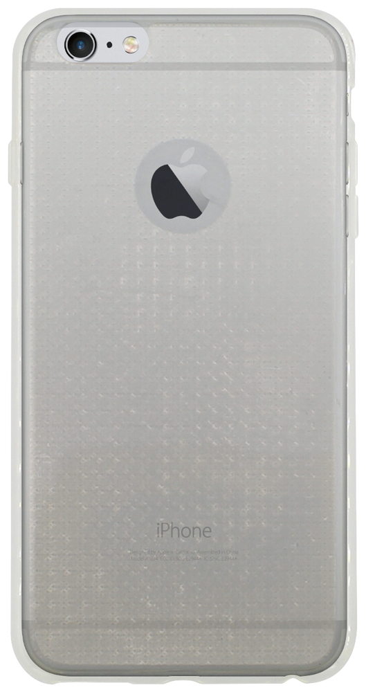 Apple iPhone 6 plus szilikon tok logónál átlátszó mintás átlátszó