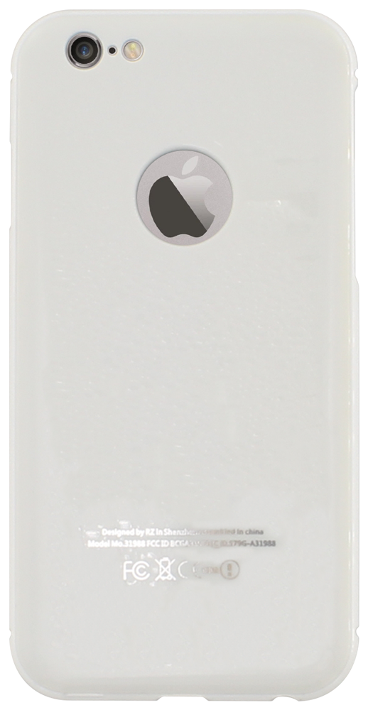 Apple iPhone 6 kemény hátlap fém keret fehér