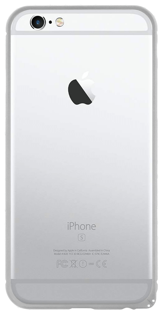 Apple iPhone 6S bumper strasszköves ezüst