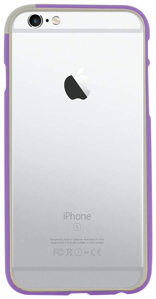 Apple iPhone 6 bumper szürke/lila