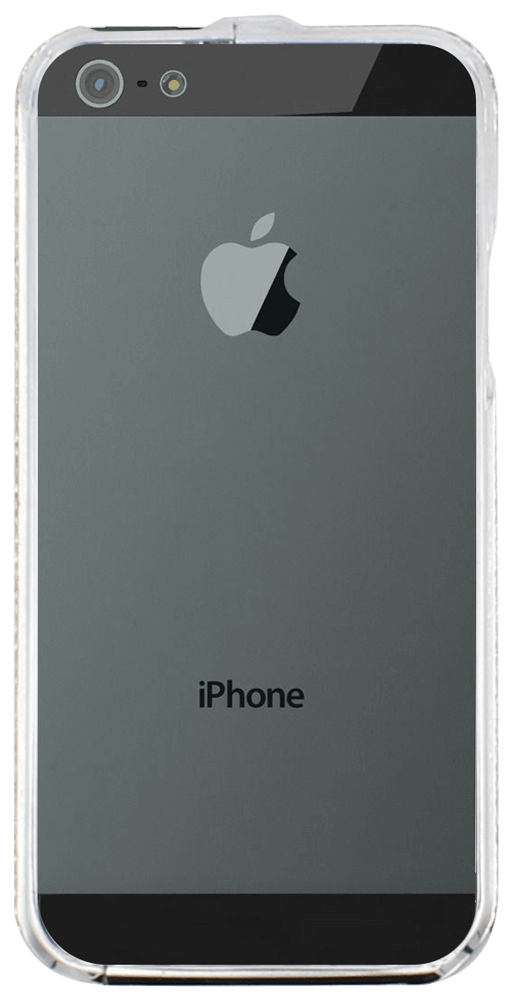 Apple iPhone 5 bumper strasszköves ezüst