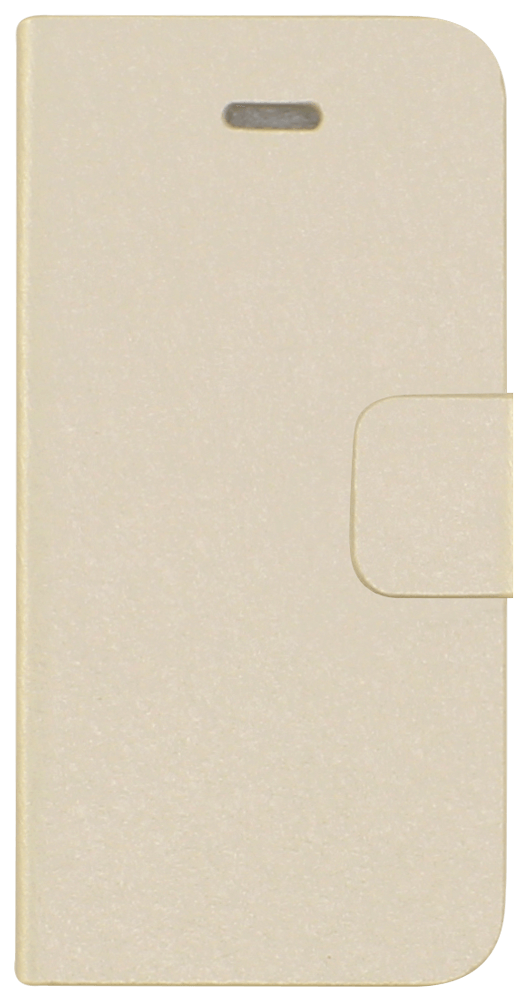 Apple iPhone SE (2016) oldalra nyíló flipes bőrtok mikroszálas minta arany