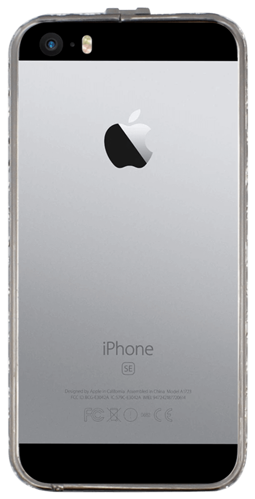Apple iPhone 5S bumper strasszköves szürke
