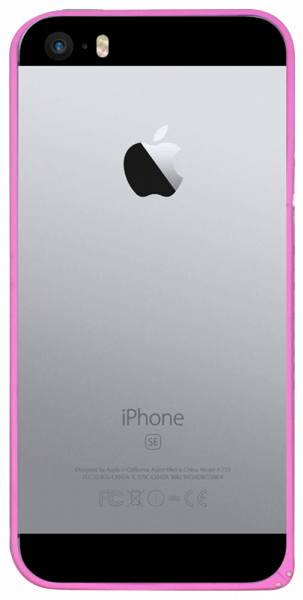 Apple iPhone SE (2016) bumper strasszköves rózsaszín