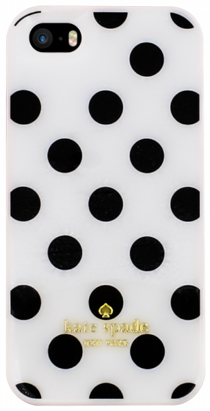 Apple iPhone SE (2016) kemény hátlap pöttyös mintás rózsaszín/fehér