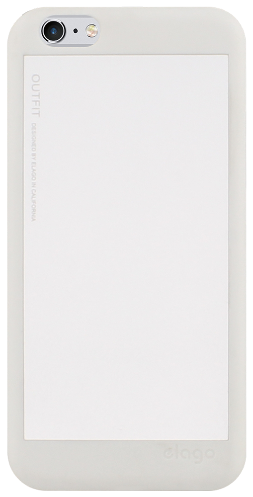 Apple iPhone 6 kemény hátlap fém hátlappal fehér
