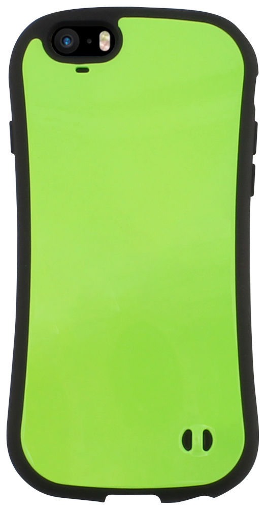 Apple iPhone 5S kemény hátlap ütésálló fekete/zöld