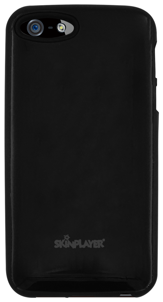 Apple iPhone 5 kemény hátlap szilikon betét fekete
