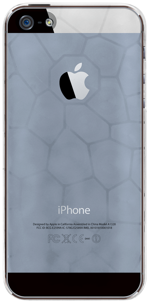 Apple iPhone 5 kemény hátlap mintás átlátszó