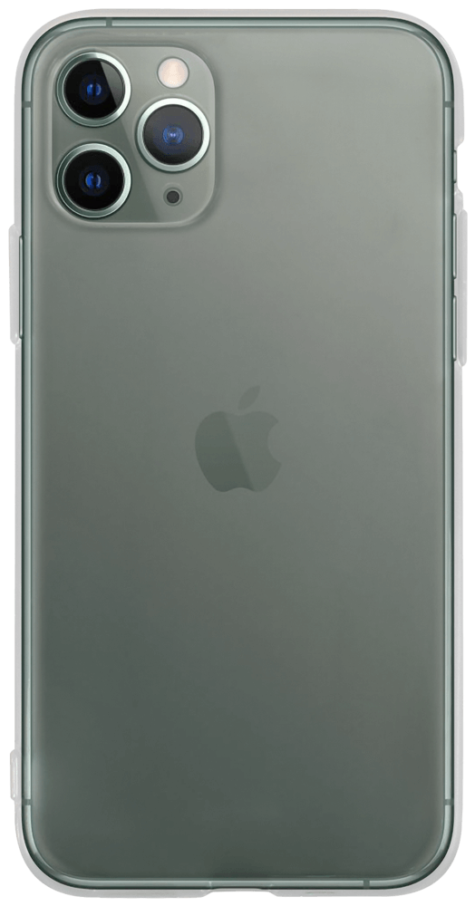 Apple iPhone 11 Pro szilikon tok közepesen ütésálló kameravédővel átlátszó