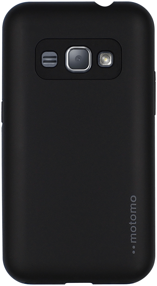 Samsung Galaxy J1 2016 (J120) kemény hátlap szilikon belső fekete