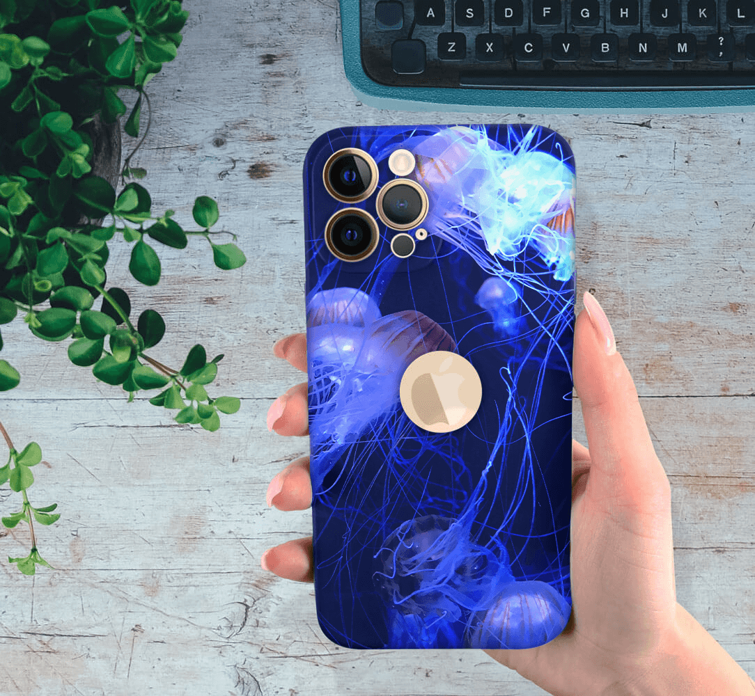 Apple iPhone 6S szilikon tok logó kihagyós kameravédővel sötétkék