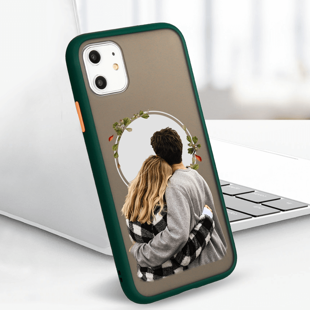 Apple iPhone 11 Pro kemény hátlap Vennus Button Bumper sötétzöld