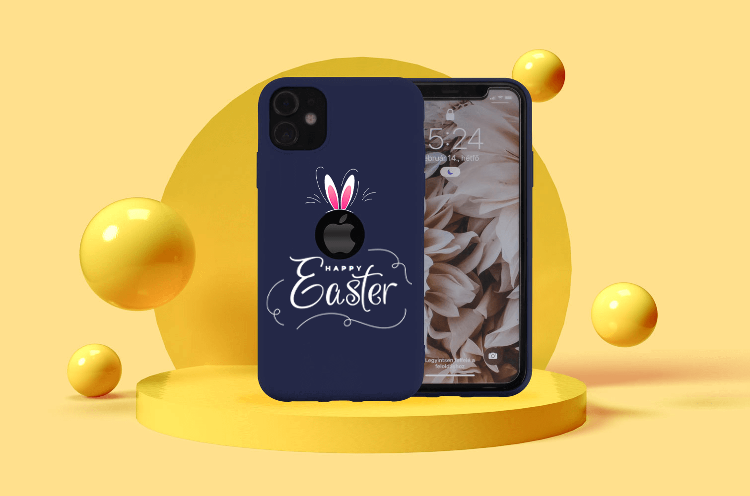 Apple iPhone XS Max szilikon tok logó kihagyós sötétkék