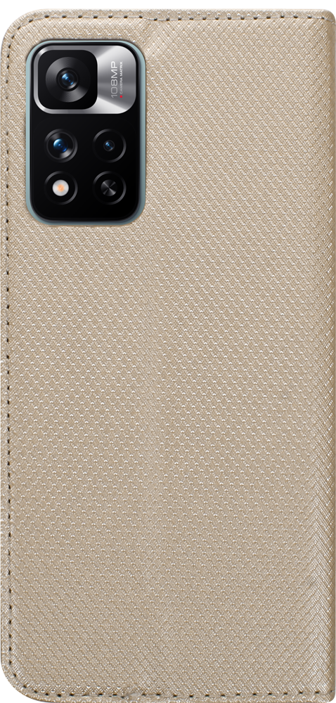 Xiaomi Redmi Note 11 Pro Plus 5G oldalra nyíló flipes bőrtok rombusz mintás arany