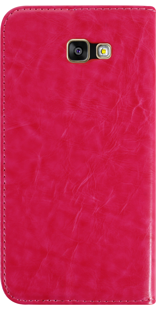 Samsung Galaxy A7 2017 (A720) oldalra nyíló flipes bőrtok asztali tartó funkciós rózsaszín