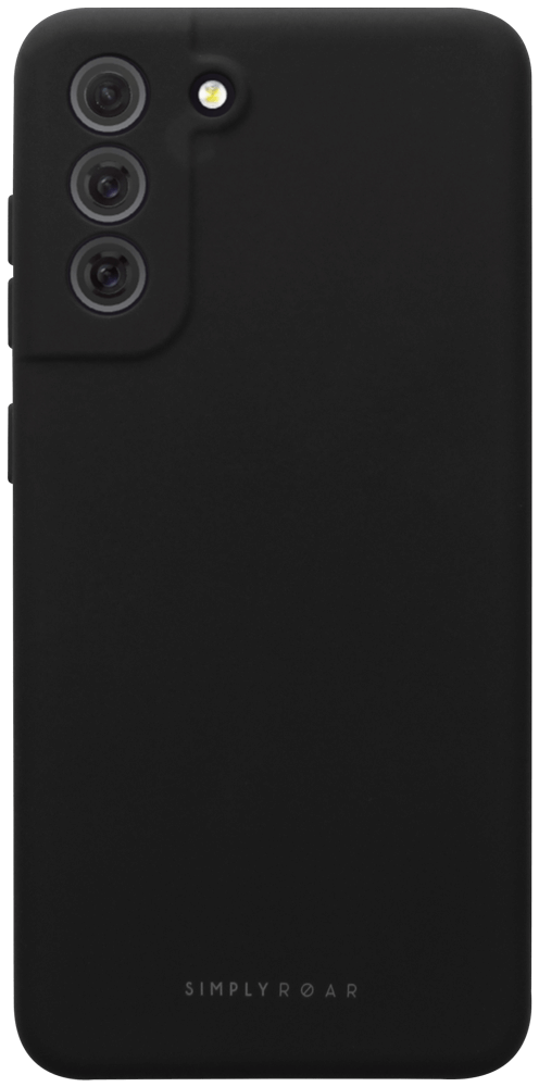 Samsung Galaxy S21 FE szilikon tok gyári ROAR kameravédővel fekete