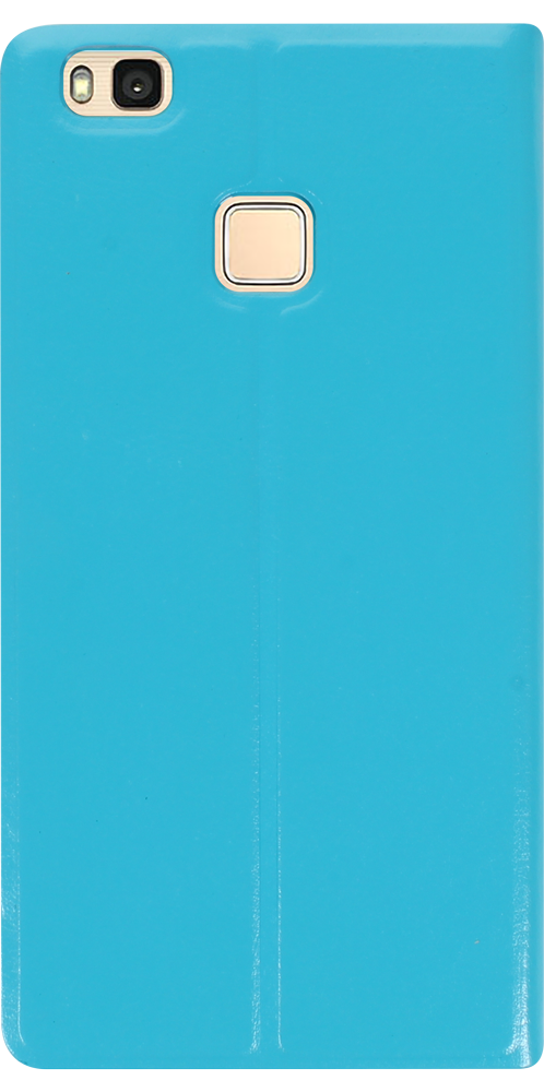 Huawei P9 Lite oldalra nyíló flipes bőrtok asztali tartó funkciós babakék