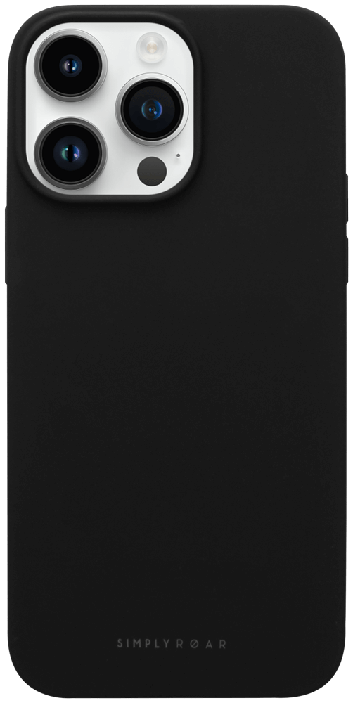 Apple iPhone 14 Pro Max szilikon tok gyári ROAR matt fekete