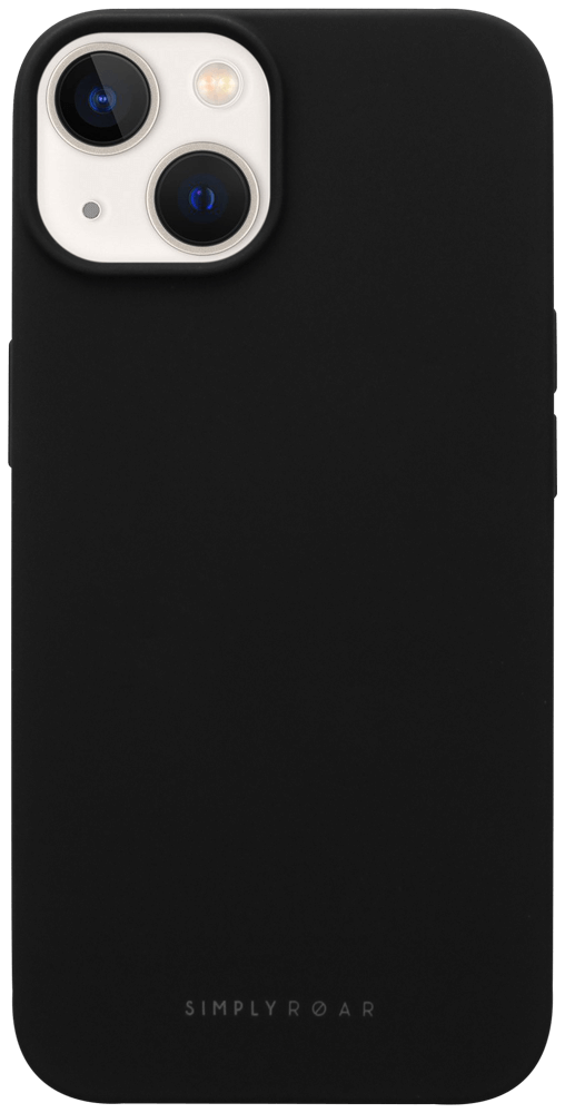 Apple iPhone 14 szilikon tok gyári ROAR matt fekete