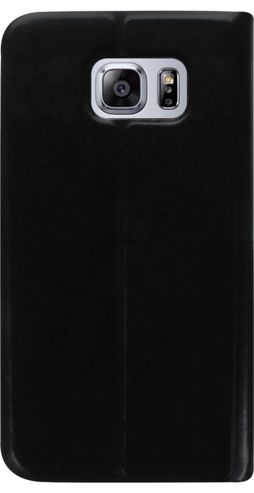 Samsung Galaxy S6 (G920) oldalra nyíló flipes bőrtok asztali tartó funkciós fekete