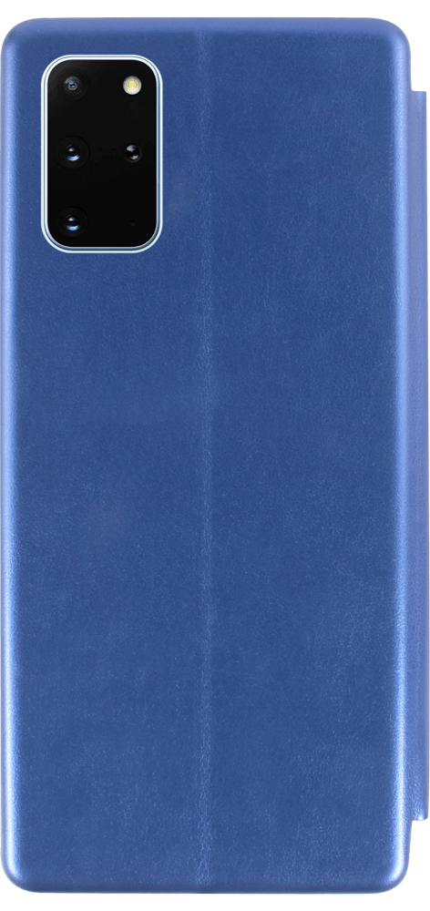 Samsung Galaxy S20 Plus (SM-G985F) oldalra nyíló mágneses flipes bőrtok prémium minőség sötétkék
