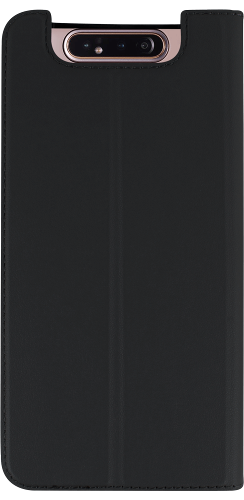 Samsung Galaxy A80 (SM-A805) oldalra nyíló flipes bőrtok asztali tartó funkciós fekete