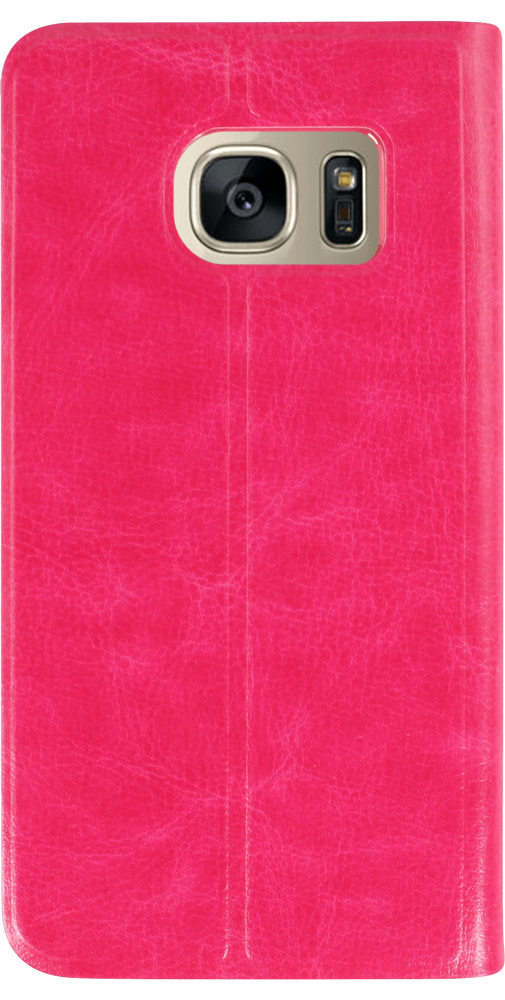 Samsung Galaxy S7 (G930) oldalra nyíló flipes bőrtok asztali tartó funkciós rózsaszín