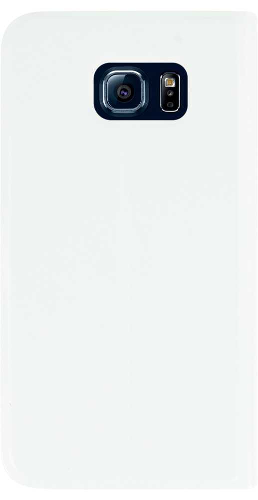 Samsung Galaxy S6 (G920) oldalra nyíló flipes bőrtok asztali tartó funkciós fehér