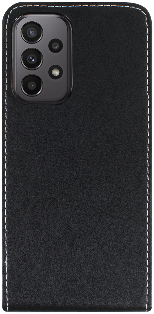 Samsung Galaxy A23 (SM-A235F) lenyíló flipes bőrtok fekete