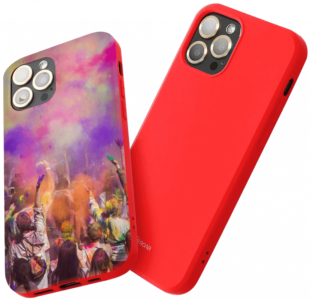 Apple iPhone 14 Pro szilikon tok gyári ROAR piros