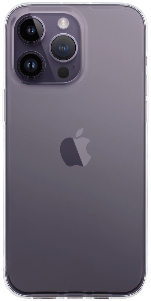 Apple iPhone 14 Pro Max szilikon tok közepesen ütésálló átlátszó