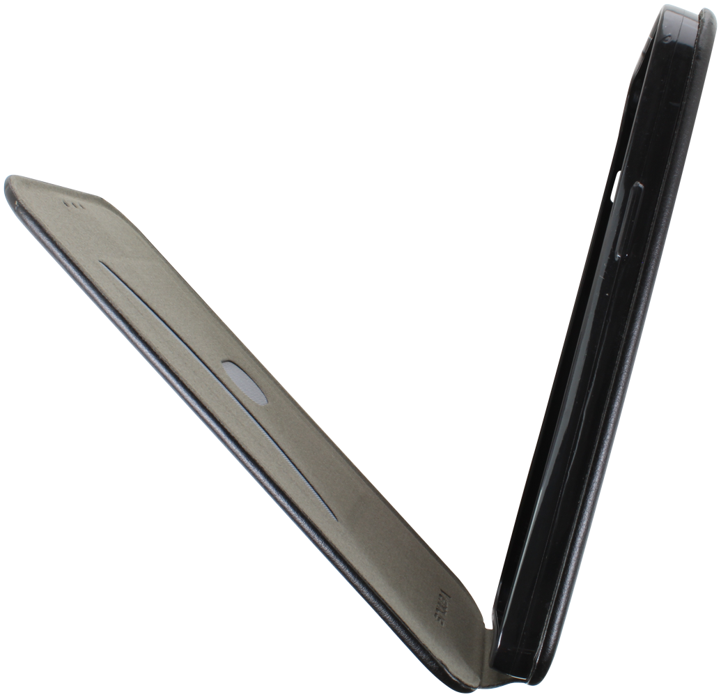 Apple iPhone 14 Plus lenyíló mágneses flipes bőrtok prémium minőség fekete