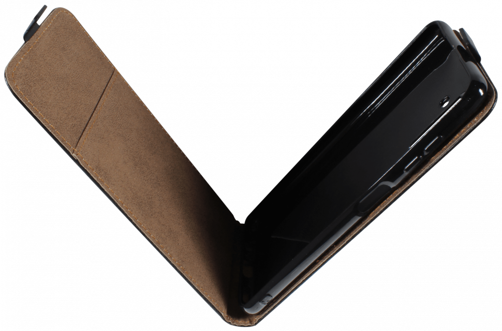 Samsung Galaxy A04s (SM-A047F) lenyíló flipes bőrtok fekete
