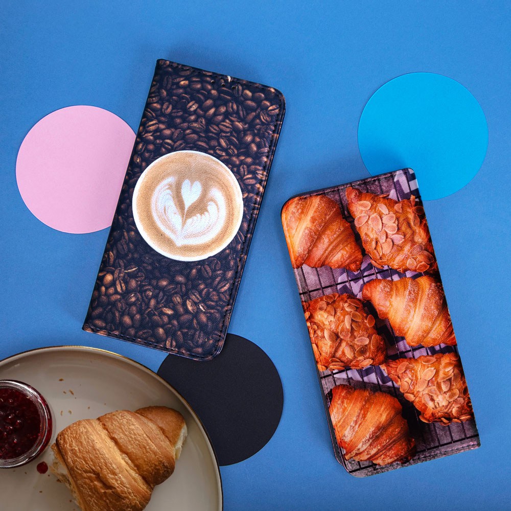 Huawei Nova 10 oldalra nyíló flipes bőrtok asztali tartó funkciós sötétkék