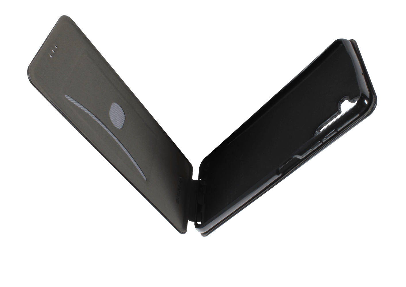 Samsung Galaxy A04s (SM-A047F) lenyíló mágneses flipes bőrtok prémium minőség fekete